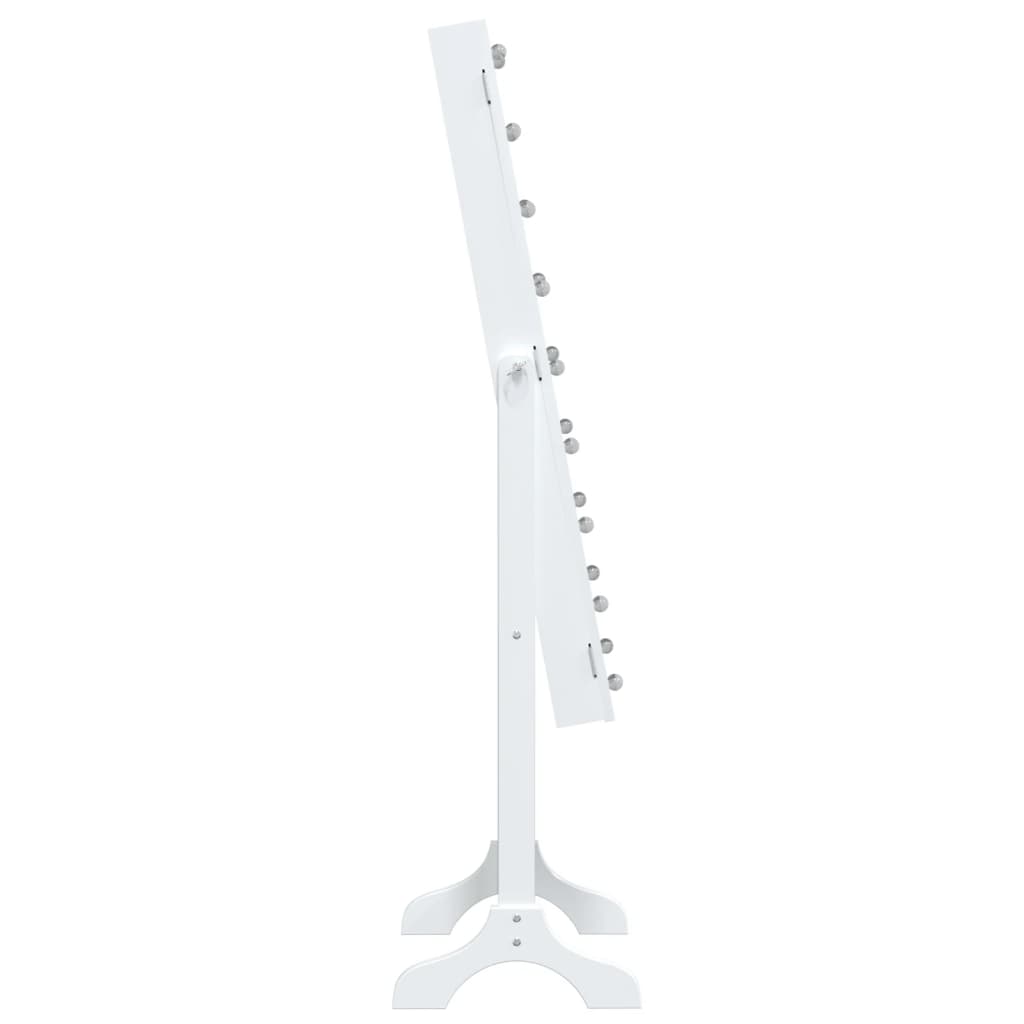 Specchio Autoportante con LED Bianco 34x37x146 cm | homemem39