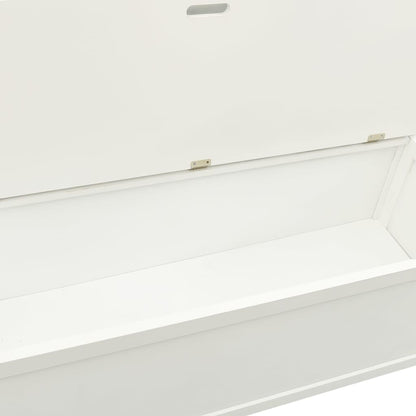Panca Bianca 107x45x75,5 cm Legno Massello di Abete | homemem39