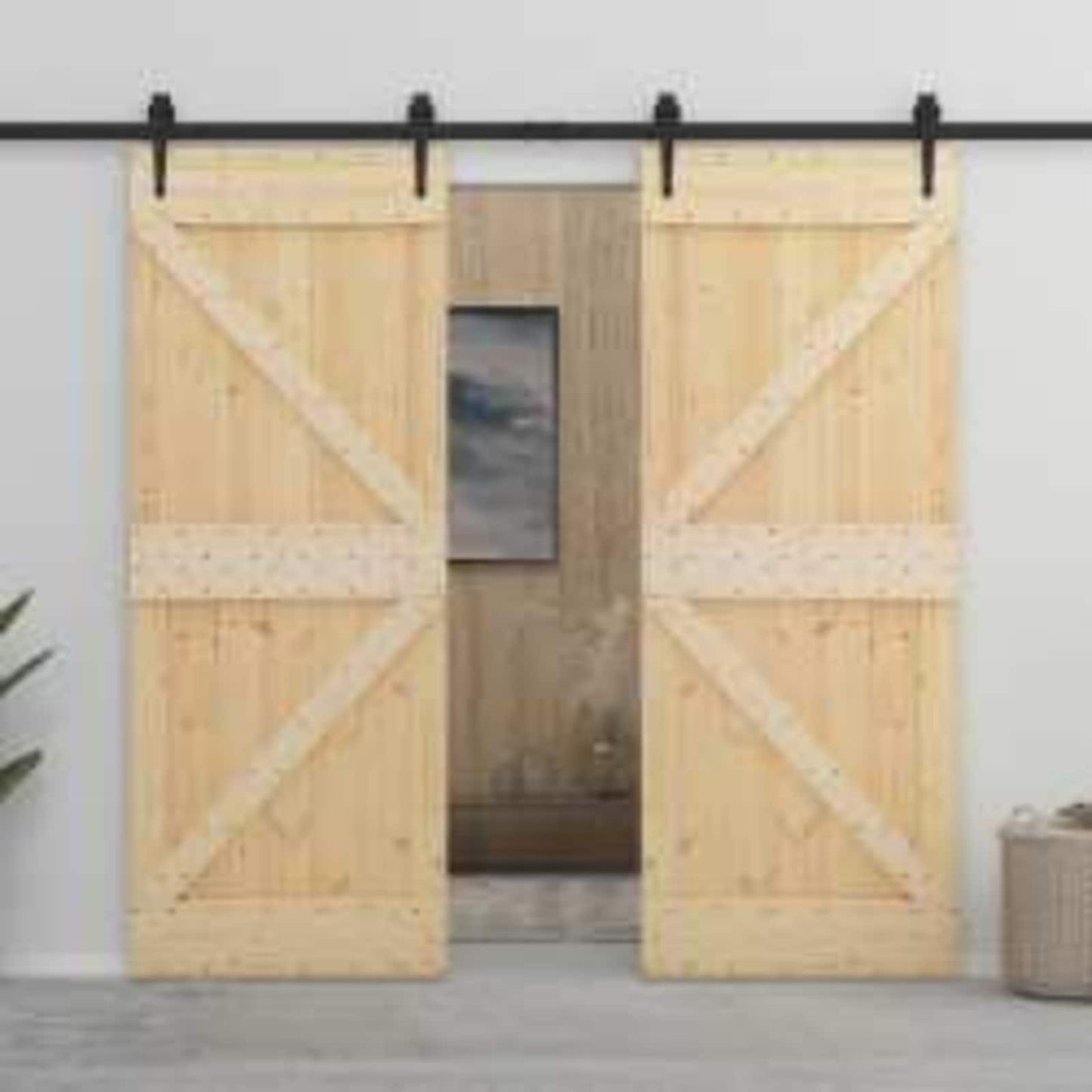 Porta NARVIK Naturale 80 x 210 cm Legno di pino solido | homemem39