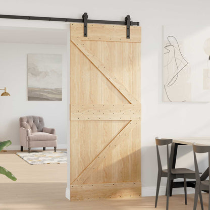 Porta NARVIK Naturale 90 x 210 cm Legno di pino solido | homemem39
