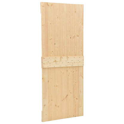 Porta NARVIK Naturale 100 x 210 cm Legno di pino solido | homemem39