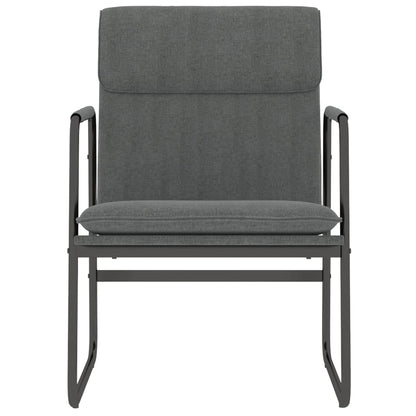 Sedia Lounge Grigio Scuro 55x64x80 cm in Tessuto