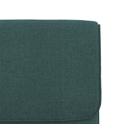 Sedia Lounge Verde Scuro 55x64x80 cm in Tessuto