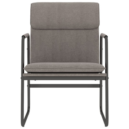 Sedia Lounge Tortora 55x64x80 cm in Tessuto