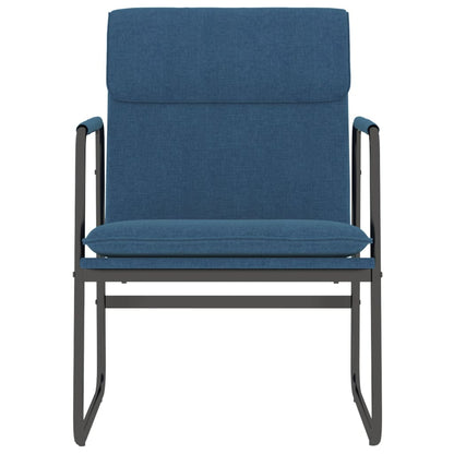 Sedia Lounge Blu 55x64x80 cm in Tessuto