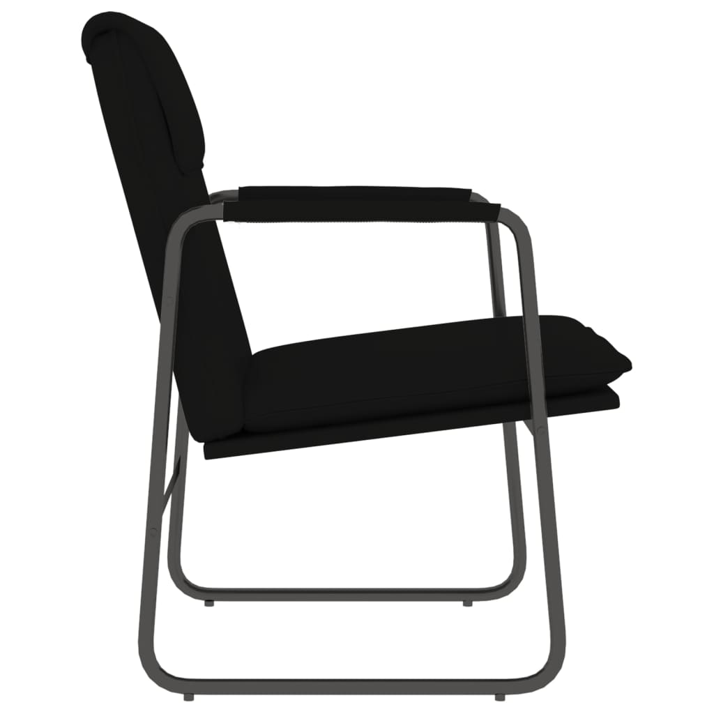 Sedia Lounge Nera
