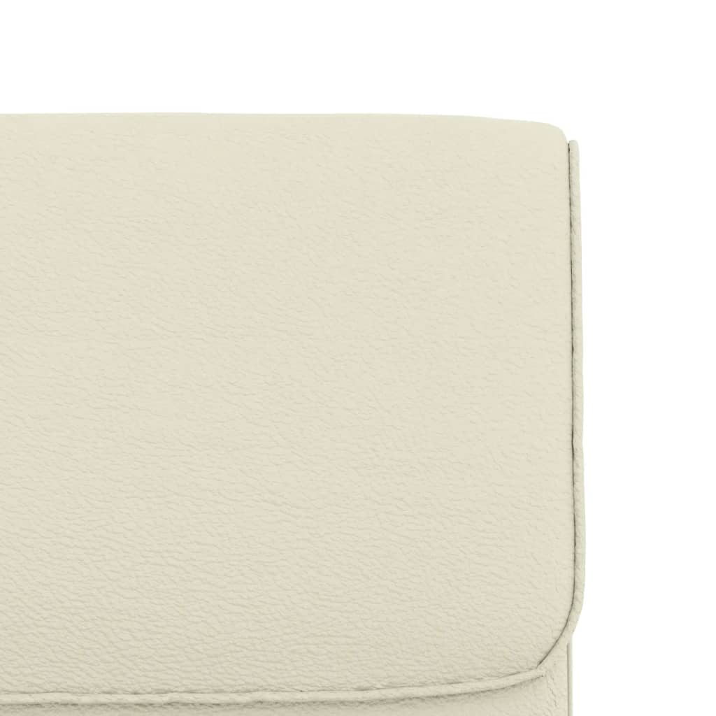 Sedia Lounge Crema 55x64x80 cm in Similpelle