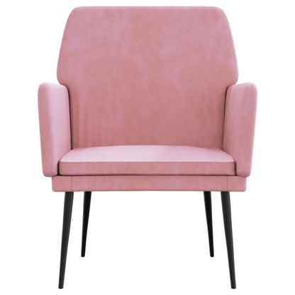 Poltrona Rosa 62x79x79 cm Velluto | homemem39