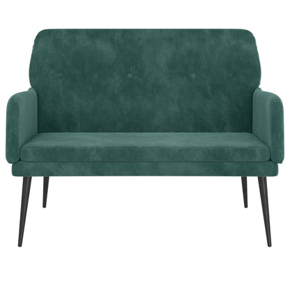 Panca Verde Scuro 108x79x79 cm in Velluto - homemem39