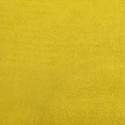 Panca Gialla 108x79x79 cm in Velluto - homemem39