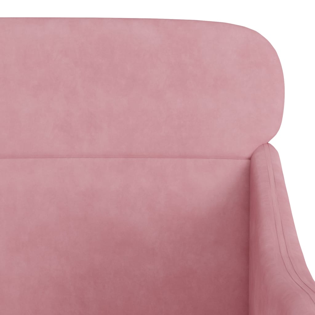 Poltrona Rosa 63x76x80 cm Velluto | homemem39
