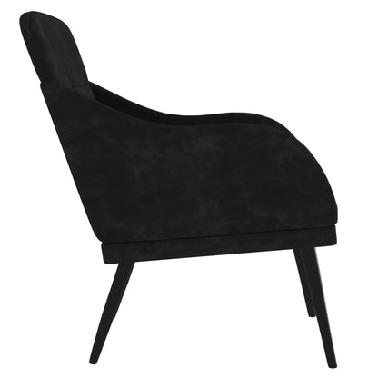 Poltrona Nera Velluto