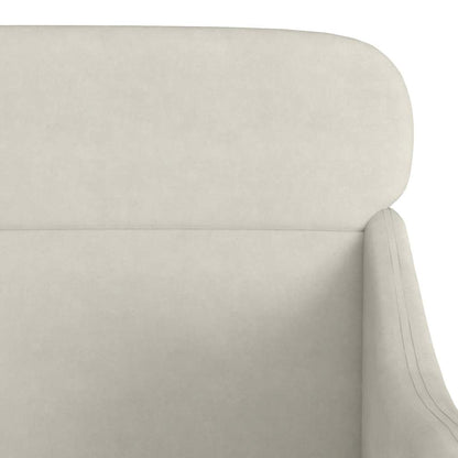 Poltrona Crema 63x76x80 cm Velluto | homemem39
