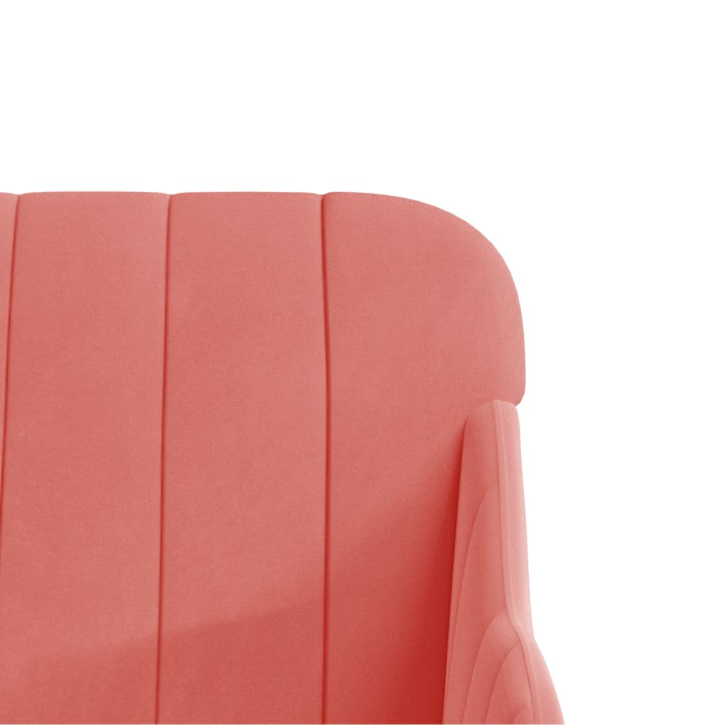 Poltrona Rosa 63x76x80 cm Velluto | homemem39