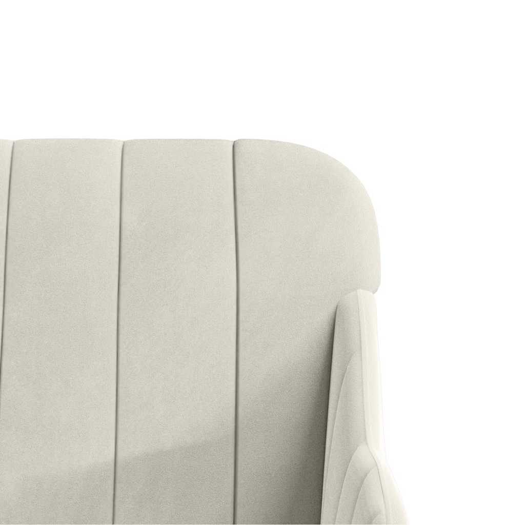 Poltrona Crema 63x76x80 cm Velluto