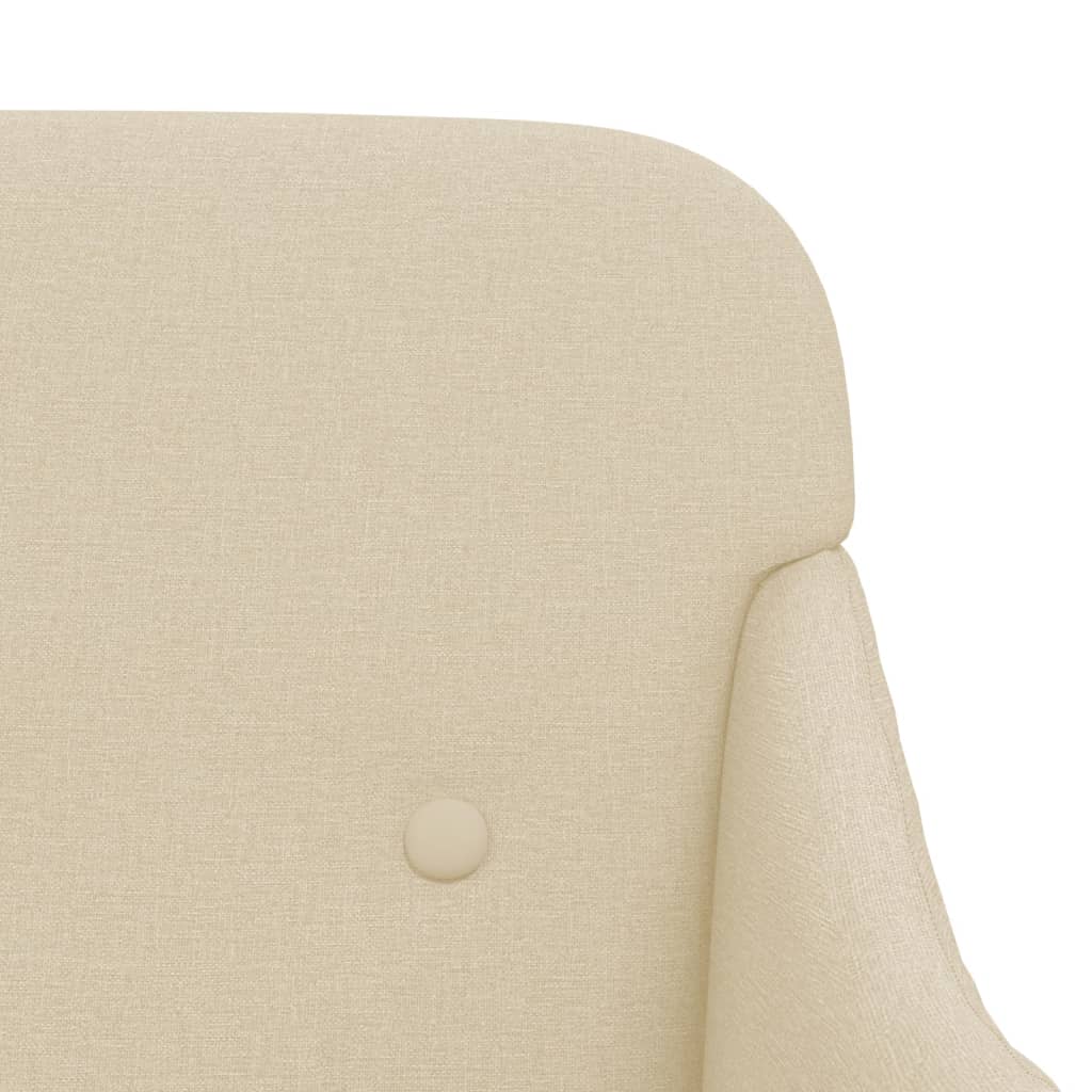 Panca Crema 110x76x80 cm in Tessuto