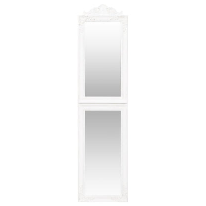 Specchio Autoportante Bianco 40x160 cm - homemem39