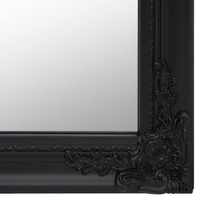 Specchio Autoportante Nero 40x160 cm | homemem39