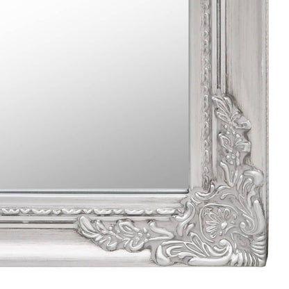 Specchio Autoportante Argento 45x180 cm - homemem39
