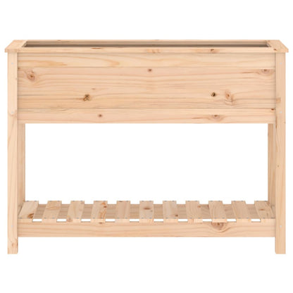 Fioriera con Mensola 111,5x34,5x81 cm in Legno Massello di Pino - homemem39