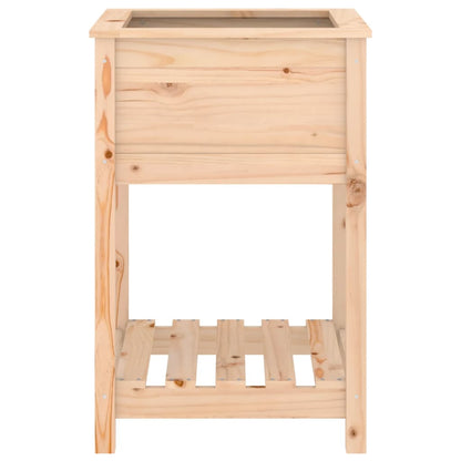 Fioriera con Mensola 54x54x81 cm in Legno Massello di Pino - homemem39