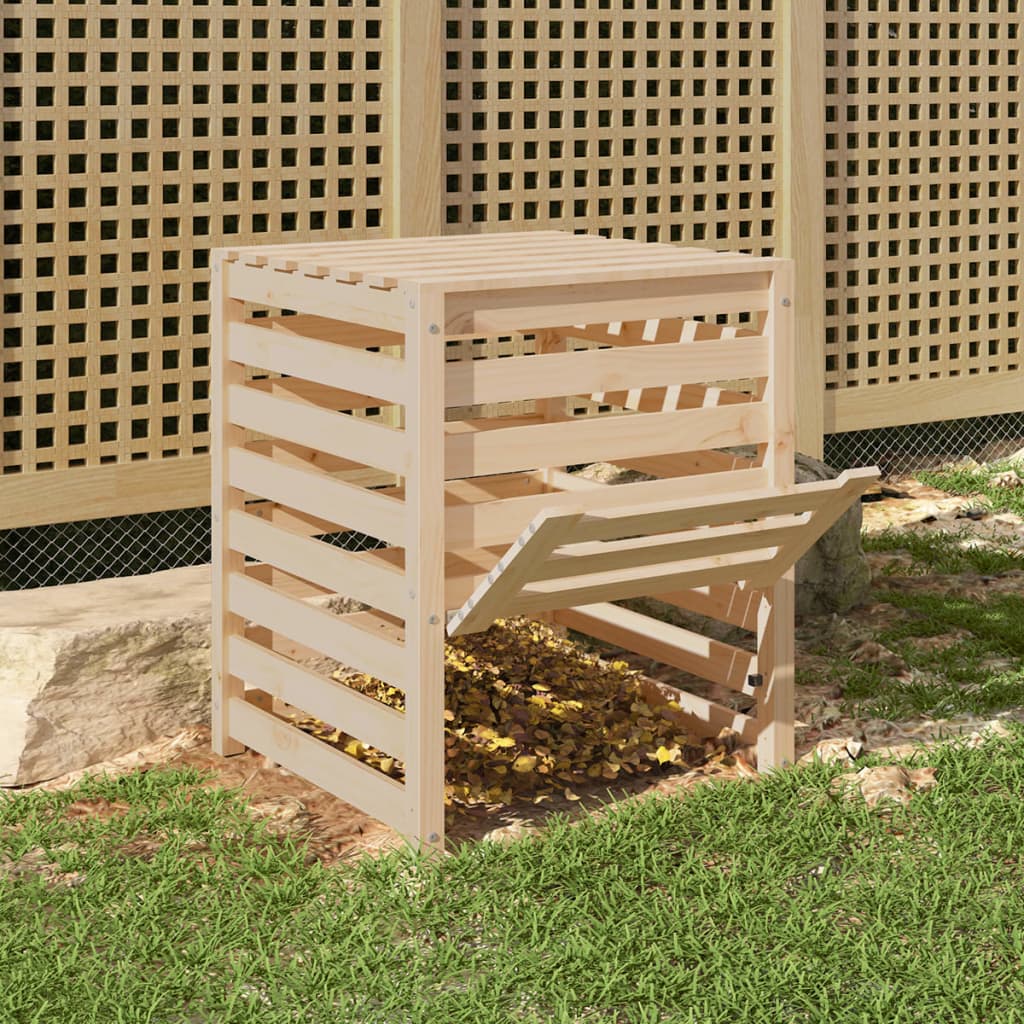 Compostiera 63,5x63,5x77,5 cm in Legno Massello di Pino - homemem39