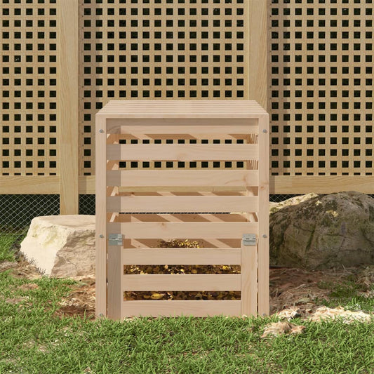 Compostiera 63,5x63,5x77,5 cm in Legno Massello di Pino - homemem39