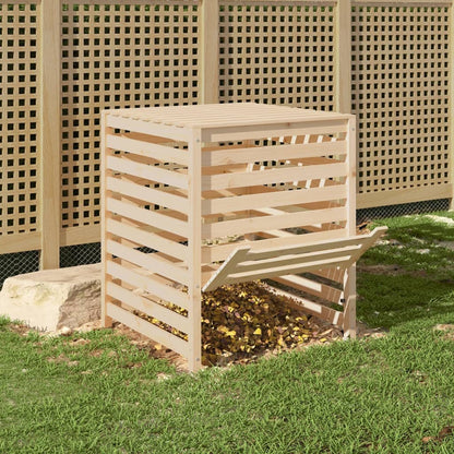Compostiera 82,5x82,5x99,5 cm in Legno Massello di Pino - homemem39