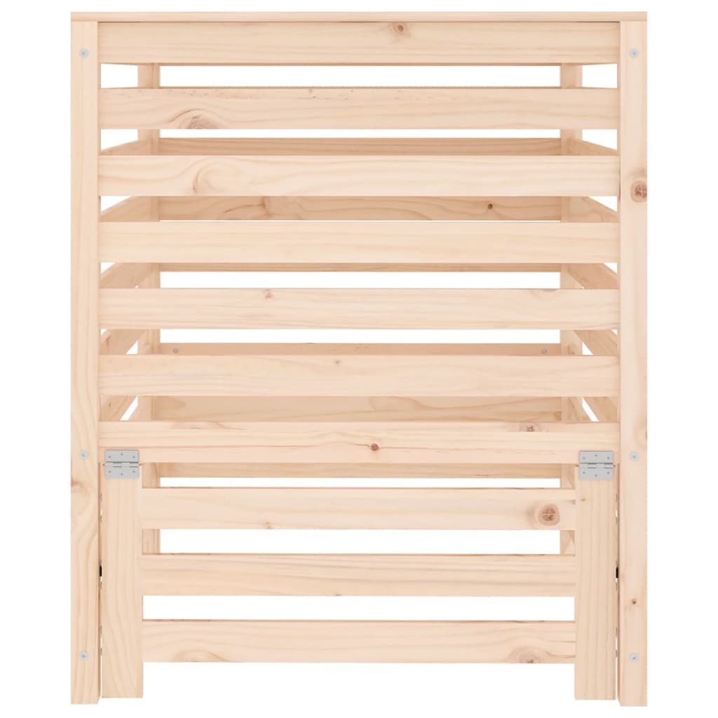 Compostiera 82,5x82,5x99,5 cm in Legno Massello di Pino - homemem39