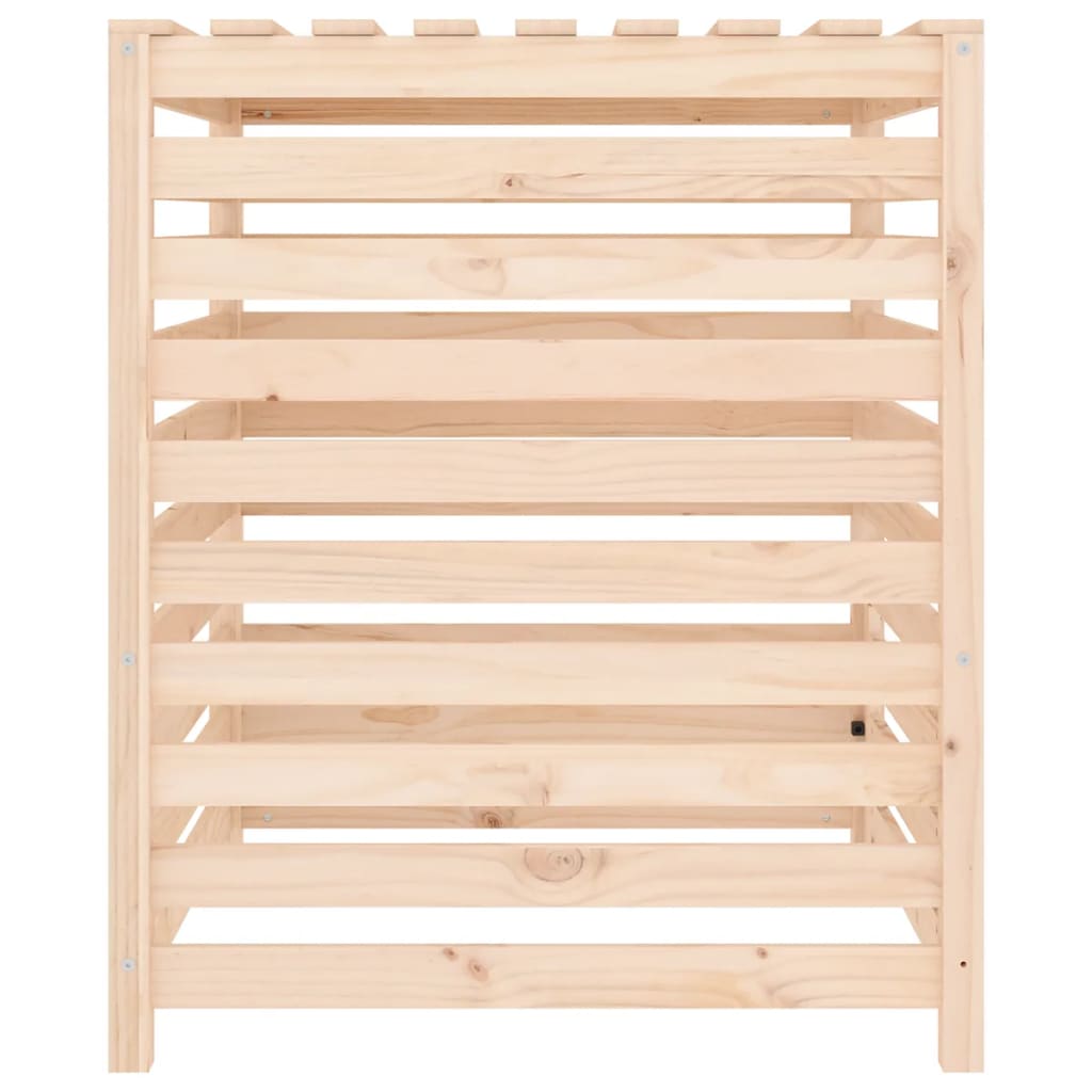 Compostiera 82,5x82,5x99,5 cm in Legno Massello di Pino - homemem39
