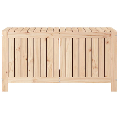 Contenitore da Giardino 115x49x60 cm in Legno Massello di Pino