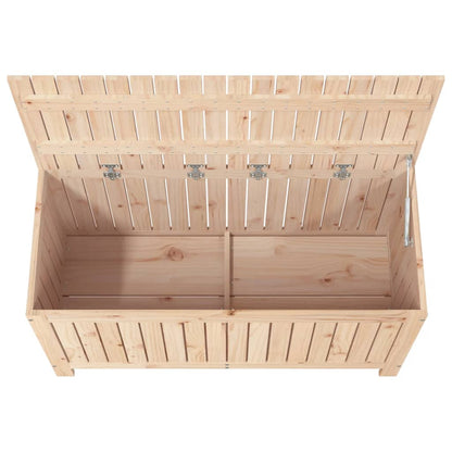 Contenitore da Giardino 115x49x60 cm in Legno Massello di Pino - homemem39
