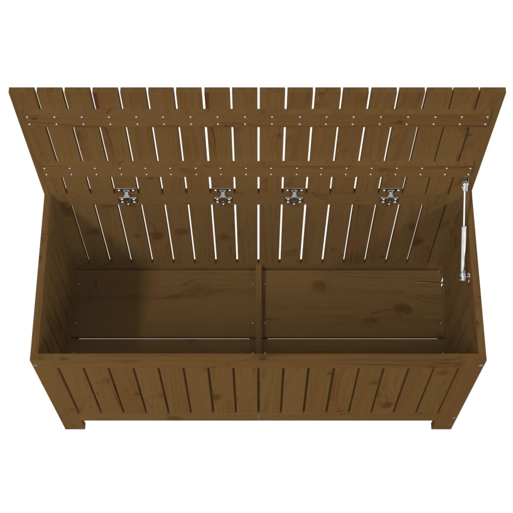 Contenitore da Giardino Ambra 115x49x60 cm Legno Massello Pino - homemem39