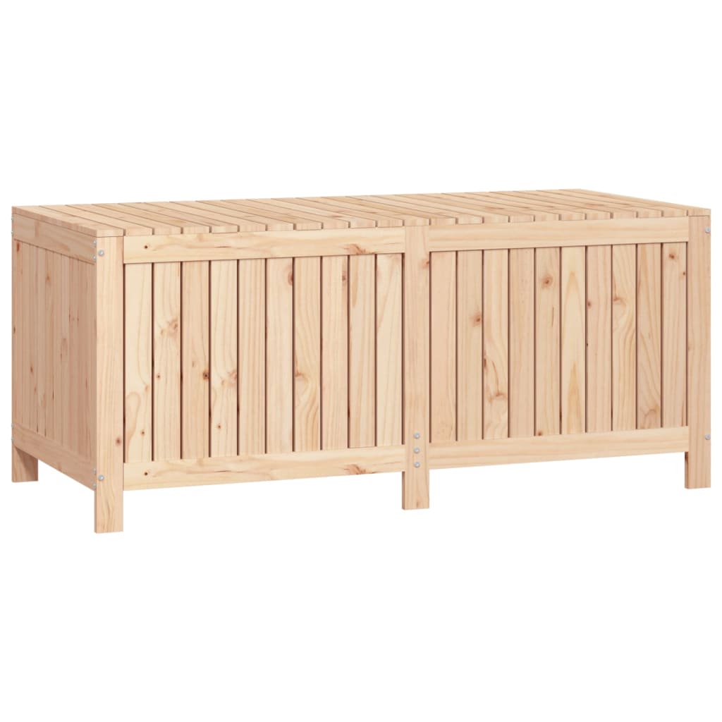 Contenitore da Giardino 147x68x64 cm in Legno Massello di Pino