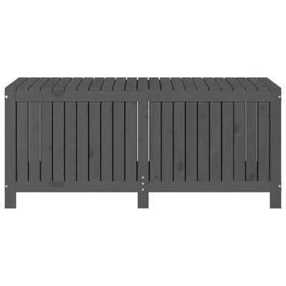 Contenitore da Giardino Grigio 147x68x64 cm Legno Massello Pino - homemem39