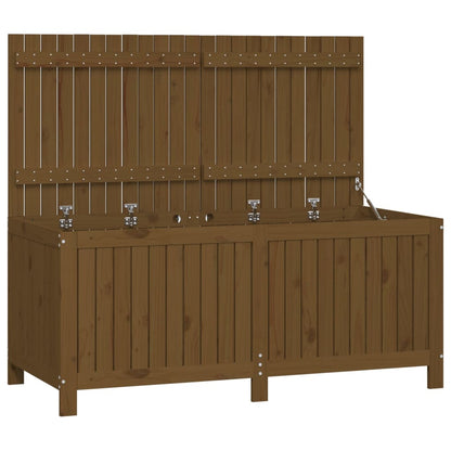 Contenitore da Giardino Ambra 147x68x64 cm Legno Massello Pino - homemem39