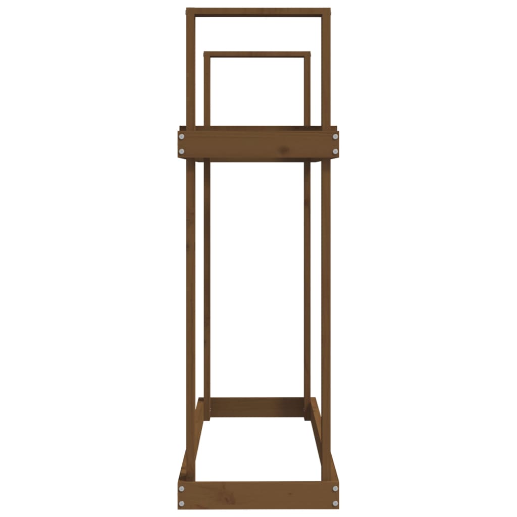 Portalegna Ambra 110x35x108,5 cm in Legno Massello di Pino - homemem39