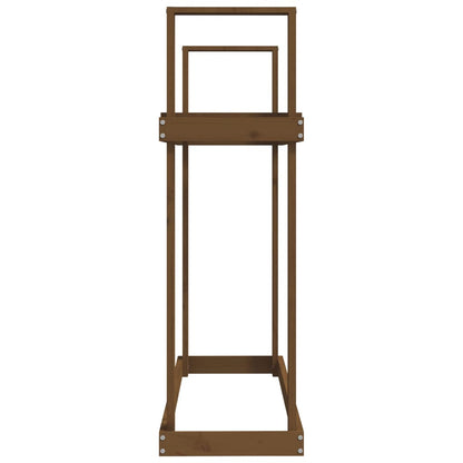 Portalegna Ambra 110x35x108,5 cm in Legno Massello di Pino - homemem39