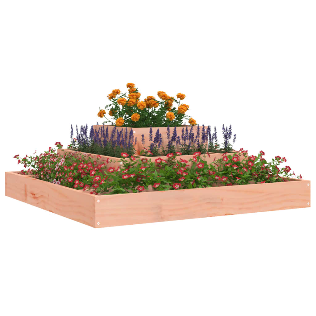 Fioriera 80x80x27 cm in Legno Massello di Douglas | homemem39