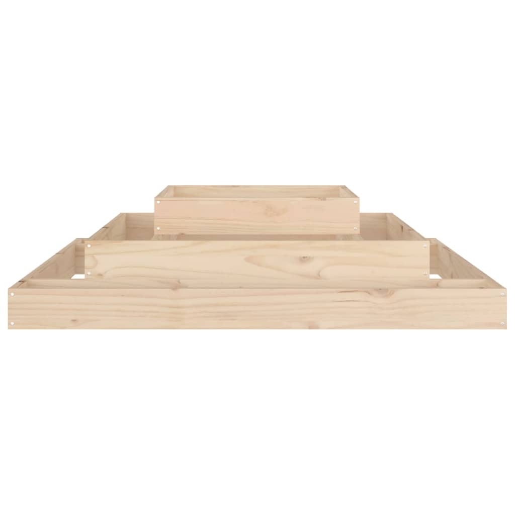 Fioriera 110x110x27 cm in Legno Massello di Pino | homemem39
