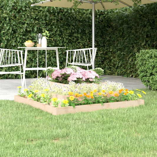 Fioriera 110x110x27 cm in Legno Massello di Pino | homemem39