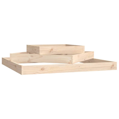 Fioriera 112x112x27 cm in Legno Massello di Pino