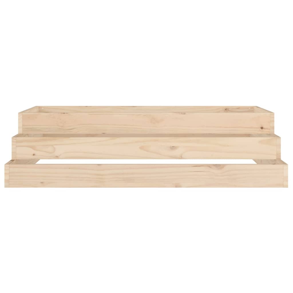 Fioriera 110x110x27 cm in Legno Massello di Pino - homemem39