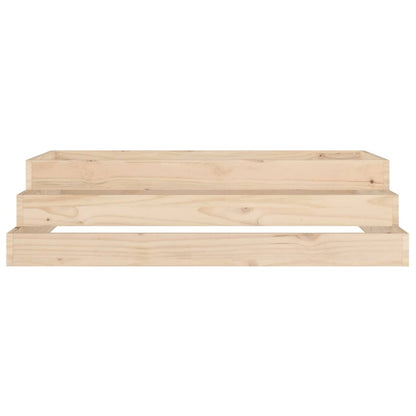 Fioriera 110x110x27 cm in Legno Massello di Pino - homemem39