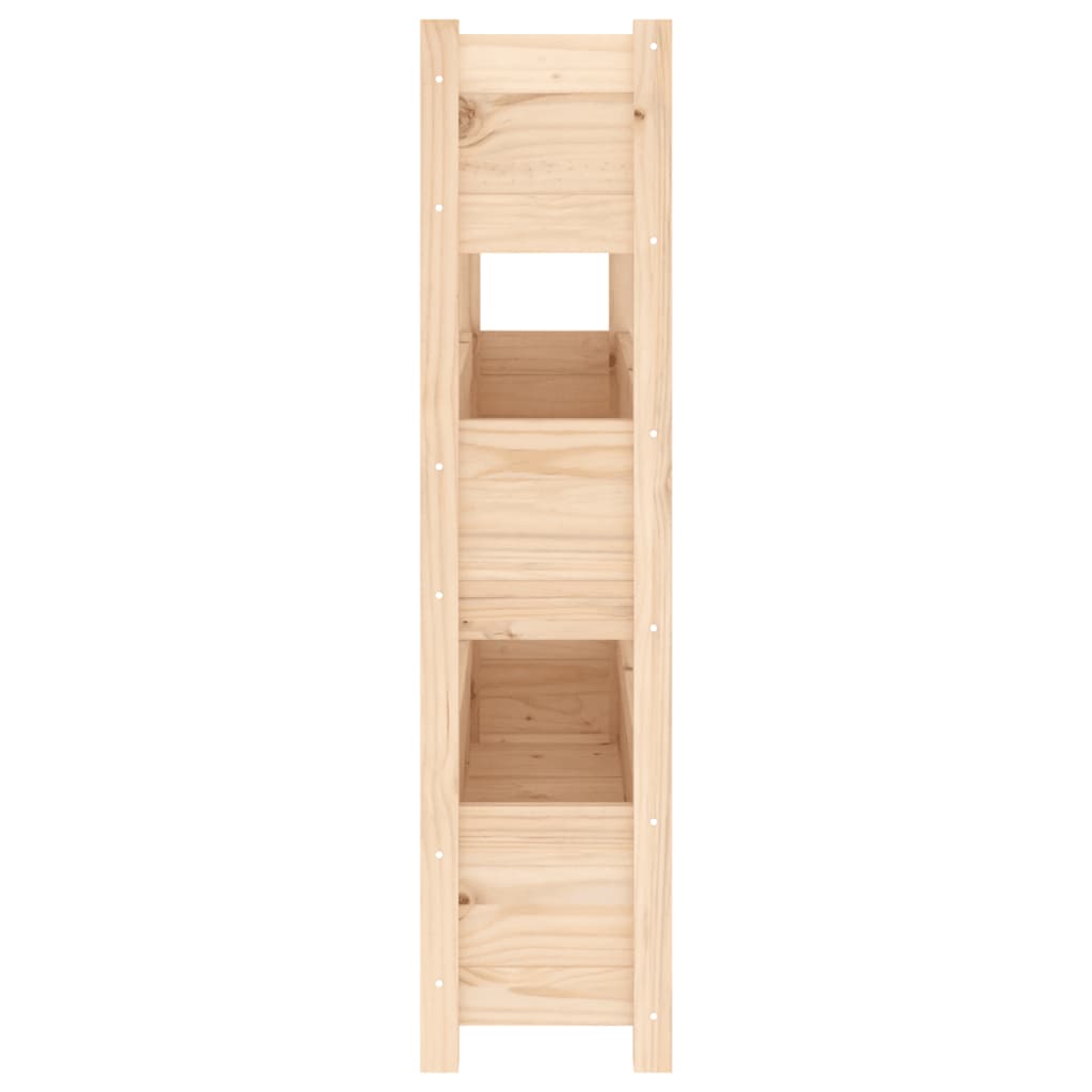 Fioriera 112x25x104,5 cm in Legno Massello di Pino - homemem39