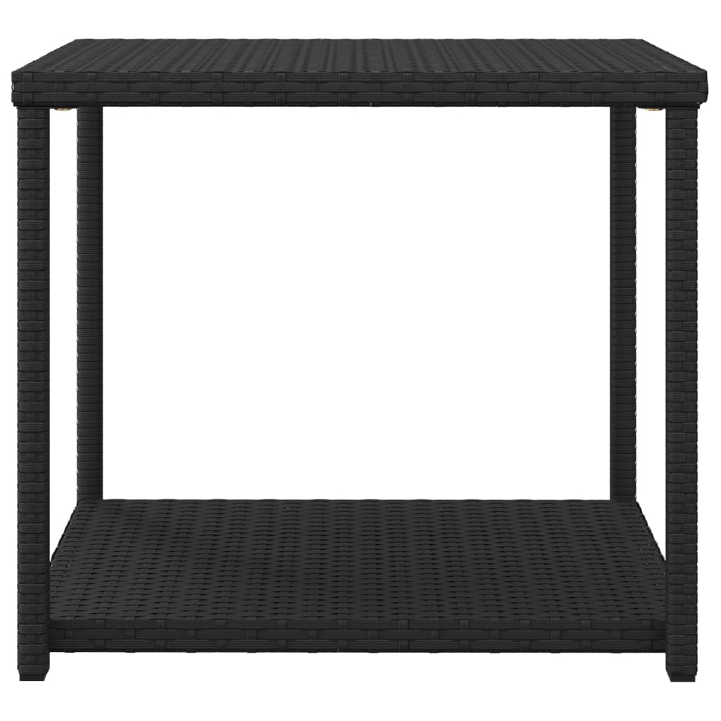 Tavolino Nero 55x45x49 cm in Polyrattan