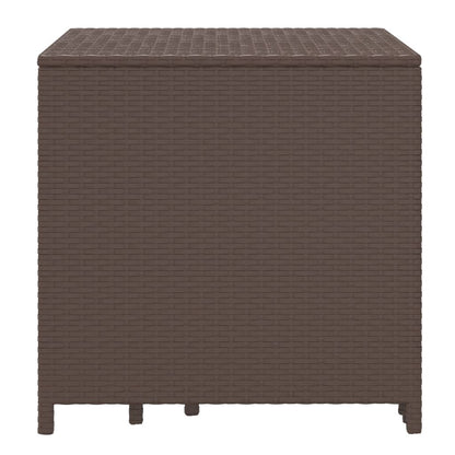 Tavolini Impilabili 3 pz Marroni in Polyrattan - homemem39