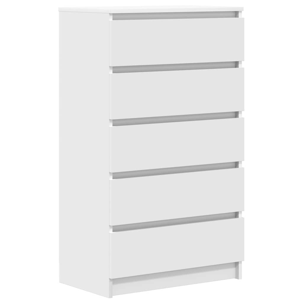 Cassettiera Bianca 60x36x103 cm in Legno Multistrato - homemem39
