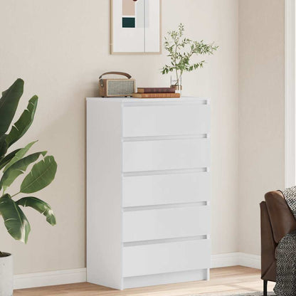 Cassettiera Bianca 60x36x103 cm in Legno Multistrato - homemem39