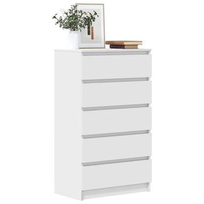Cassettiera Bianca 60x36x103 cm in Legno Multistrato - homemem39